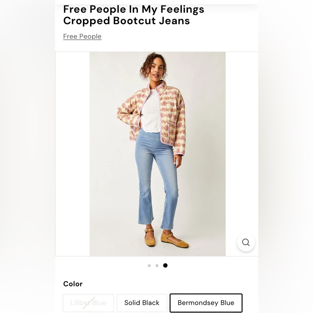 Free people, jeans, light blue, boot cut size extra large  (B4)